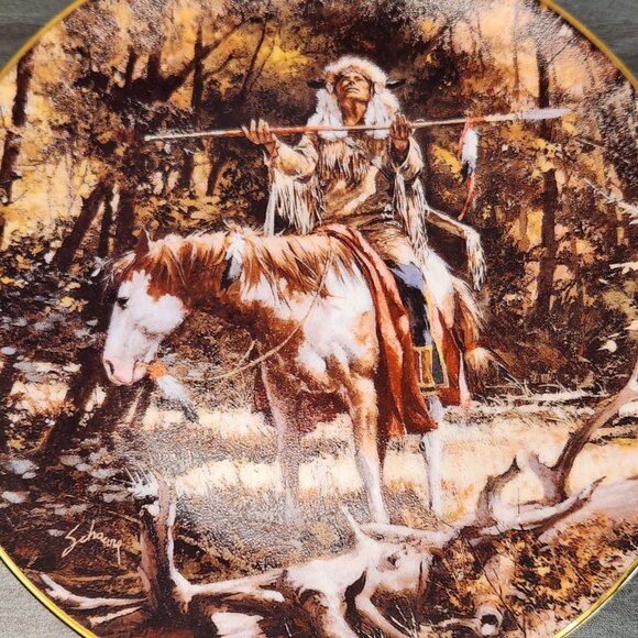 Bradford Exchange Collector Plate The Noble Quest by Harry Schaare 1993 - Picture 2 of 10